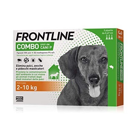 Boehringer Ingelheim Antiparassitario FRONTLINE COMBO SPOT ON CANE da 3 pipette 2-10Kg