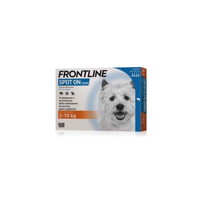 Boehringer Ingelheim Antiparassitario Frontline spot on cani da 4 pipette da 2 - 10 kg 0,67ml