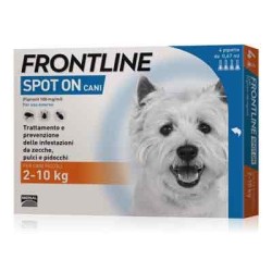 Boehringer Ingelheim Antiparassitario Frontline spot on cani da 4 pipette da 2 - 10 kg 0,67ml
