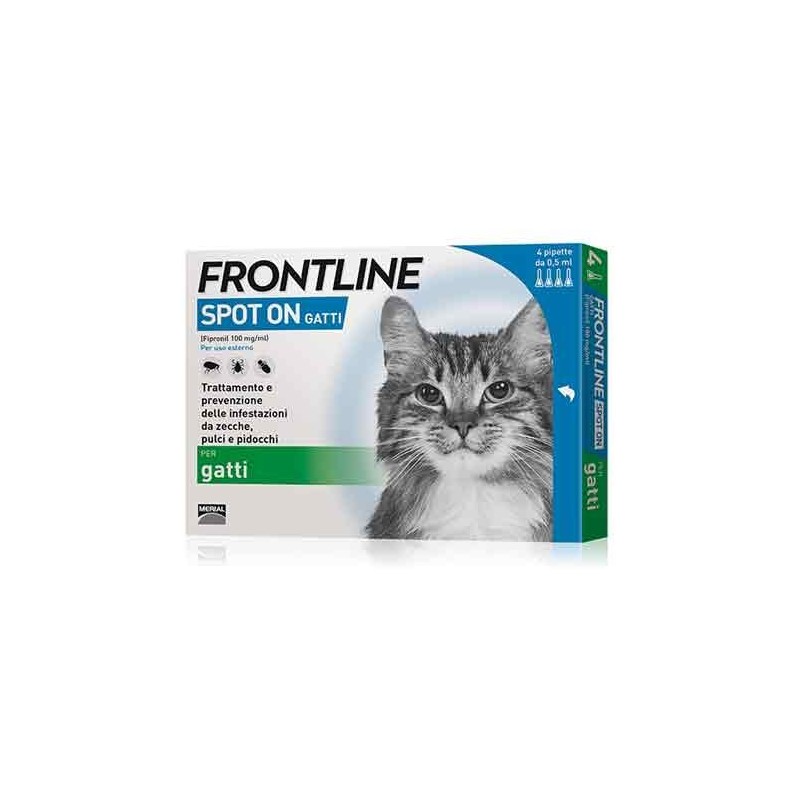 Boehringer Ingelheim Antiparassitario Frontline spot on gatti da 4 pipette