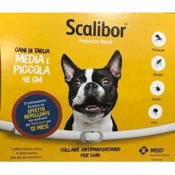Scalibor Collare antipulci e antiparassitari per cani taglia piccola e media 48 cm small-medium A PARTIRE DA 2 CONFEZIONI IL PRE
