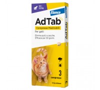 Elanco Adtab Per Gatti Da 0,5 A 2 kg 3 Compresse Masticabili 12 mg