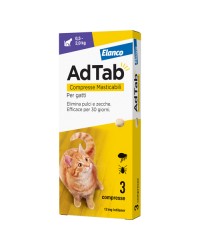 Elanco Adtab Per Gatti Da 0,5 A 2 kg 3 Compresse Masticabili 12 mg