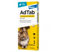 Elanco Adtab Per Gatti Da 2 A 8 kg 3 Compresse Masticabili 48 mg