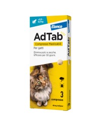 Elanco Adtab Per Gatti Da 2 A 8 kg 3 Compresse Masticabili 48 mg