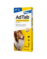 Elanco Adtab Per Cani Da 22 A 45 kg 3 Compresse Masticabili 900mg