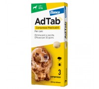 Elanco Adtab Per Cani da >11 A 22 kg 3 Compresse Masticabili 450 mg