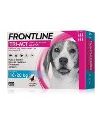 Boehringer Ingelheim Antiparassitario Frontline Tri-Act Spot-On Cani da 6 Pipette da 10 - 20 kg