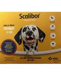 Scalibor Collare antipulci e antiparassitari per cani taglia grande 65 cm large A PARTIRE DA 2 CONFEZIONI IL PREZZO+ SPED. SCENDE A € 27,25