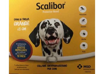 Scalibor Collare antipulci e antiparassitari per cani taglia grande 65 cm large A PARTIRE DA 2 CONFEZIONI IL PREZZO+ SPED. SCENDE A € 27,25