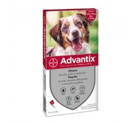 Bayer-Elanco Antiparassitario Advantix Spot-on per cani (da 10 a 25 kg) conf.da 4 pipette € 5,325 cadauna 