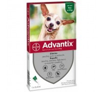 Bayer-Elanco Antiparassitario Advantix Spot-on per cani (0 - 4 kg) conf.da 4 pipette € 4,925 cadauna 