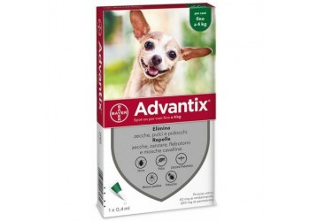 Elanco Antiparassitario Advantix Spot-on per cani 0 - 4 kg conf.da 4 pipette da 0,4 ml € 4,925 cadauna 