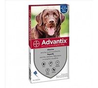 Bayer-Elanco Antiparassitario Advantix Spot-on per cani (oltre 25Kg fino a 40kg) conf.da 4 pipette € 6,10 cadauna 