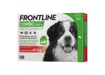 Boehringer Ingelheim Antiparassitario FRONTLINE COMBO SPOT ON CANE da 3 pipette xl 40-60Kg 