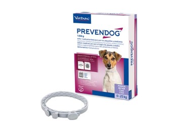 PREVENDOG confezione da 2 collari 1,056 Deltametrina COLLARE 60 cm antiparassitari Contro pulci, zecche, flebotomi fino a 6 mesi