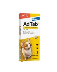 Elanco Adtab Per Cani Da >5,5 A 11 kg 3 Compresse Masticabili 225mg