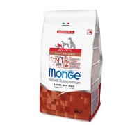 Monge SUPERPREMIUM mini adult agnello e riso per cane da 800 gr