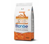 Monge Superpremium All Breeds Puppy & Junior Anatra Riso e Patate da kg 12