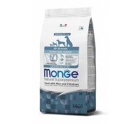 Monge Superpremium All Breeds Puppy & Junior trota riso e patate da kg 12