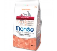 Monge SUPERPREMIUM mini Adult salmone e riso per cane da 800 gr