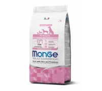 Monge Superpremium All Breeds Puppy & Junior Maiale Riso e Patate da kg 12