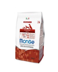 Monge SUPERPREMIUM Adult Agnello con riso e patate da 2,5 kg disp.nel formato 12 kg 