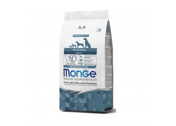 Monge Superpremium All Breeds Adult Monoproteico Trota con Riso e Patate da kg 12 cane
