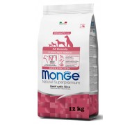 MONGE SUPERPREMIUM All Breeds Puppy & Junior Manzo con Riso da 12 kg