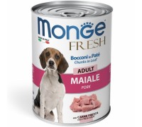 Monge Fresh Bocconi in Paté con Maiale Adult da gr 400