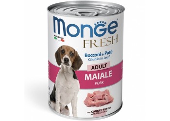 Monge Fresh Bocconi in Paté con Maiale Adult da gr 400