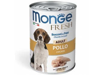 Monge Fresh Bocconi in Paté con Pollo  Adult da gr 400