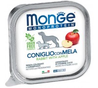 Monge dog fruits coniglio e mela monoproteico da 150 gr 