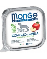 Monge dog fruits coniglio e mela monoproteico da 150 gr 