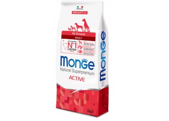 Monge Superpremium All Breeds Active Pollo da kg 12 per cane molto attivo