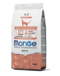 Monge Natural Superpremium Monoproteico Gatto Adulto Salmone da kg 10