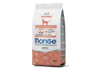 Monge Natural Superpremium Monoproteico Gatto Adulto Salmone da kg 1,5 