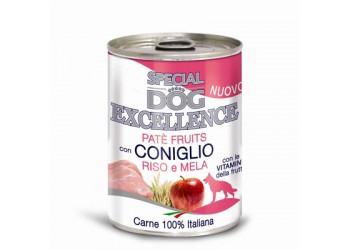 Monge dog fruits Coniglio Riso e mela monoproteico da 400 gr 