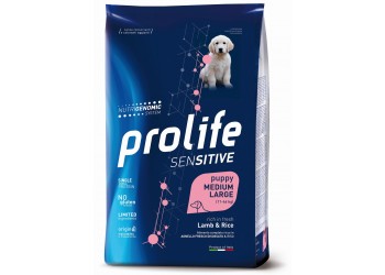 Prolife Sensitive Puppy Agnello Fresco disossato e Riso Medium/Large da kg 10