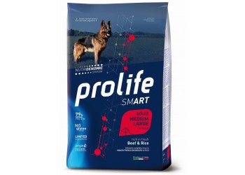 Prolife Smart Adult Manzo Fresco disossato e Riso Medium Large da kg 12