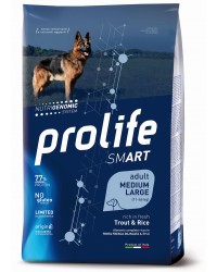 Prolife Smart Adult Trota Salmonata Fresca diliscata e Riso Medium Large da kg 12