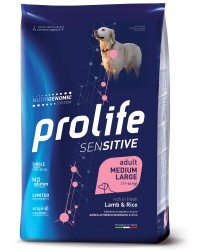 Prolife Sensitive Adult Agnello Fresco disossato e Riso Medium/Large da kg 10