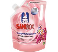 Sanibox Detergente Igienizzante elimina odori da 1 litro Profumazione Fiori di Fresia