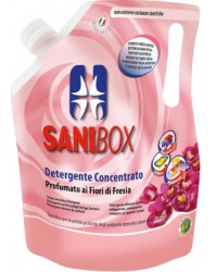 Sanibox Detergente Igienizzante elimina odori da 1 litro Profumazione Fiori di Fresia