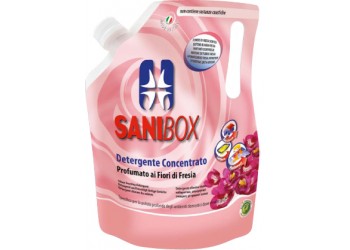 Sanibox Detergente Igienizzante elimina odori da 1 litro Profumazione Fiori di Fresia