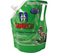 Sanibox Detergente Igienizzante elimina odori da 1 litro Profumazione Aloe 