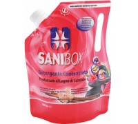 Sanibox Detergente Igienizzante Elimina Odori da 1 Litro Profumazione Legno di Sandalo