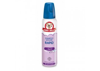 Bayer Shampoo Schiuma Secca Rapid al talco 300ml