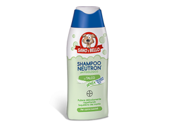 Bayer Shampoo Ph Fisiologico Neutron al Talco da 250 ml per cani adulti e cuccioli