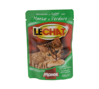 Monge Lechat buste Bocconcini in Salsa con Manzo e Verdure 100 gr